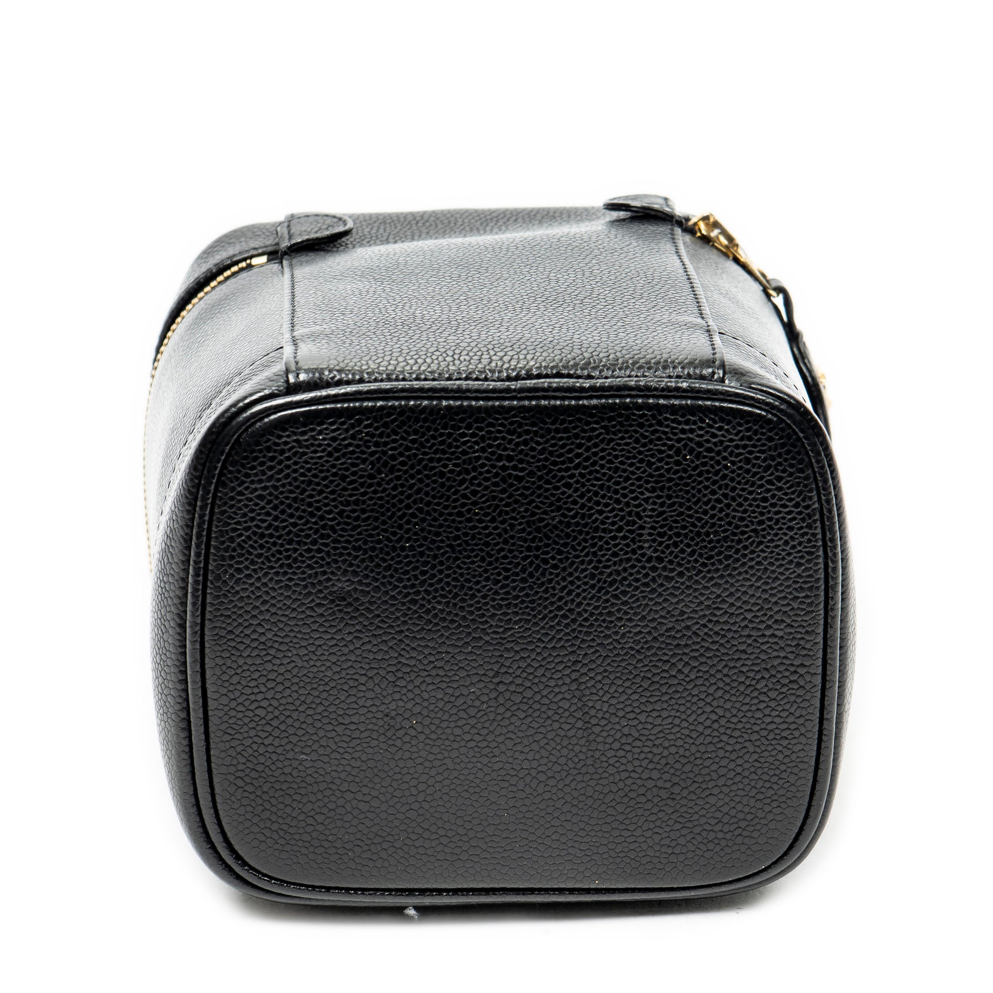 Handbag Timeless Tall Vanity Case Black Caviar Leather