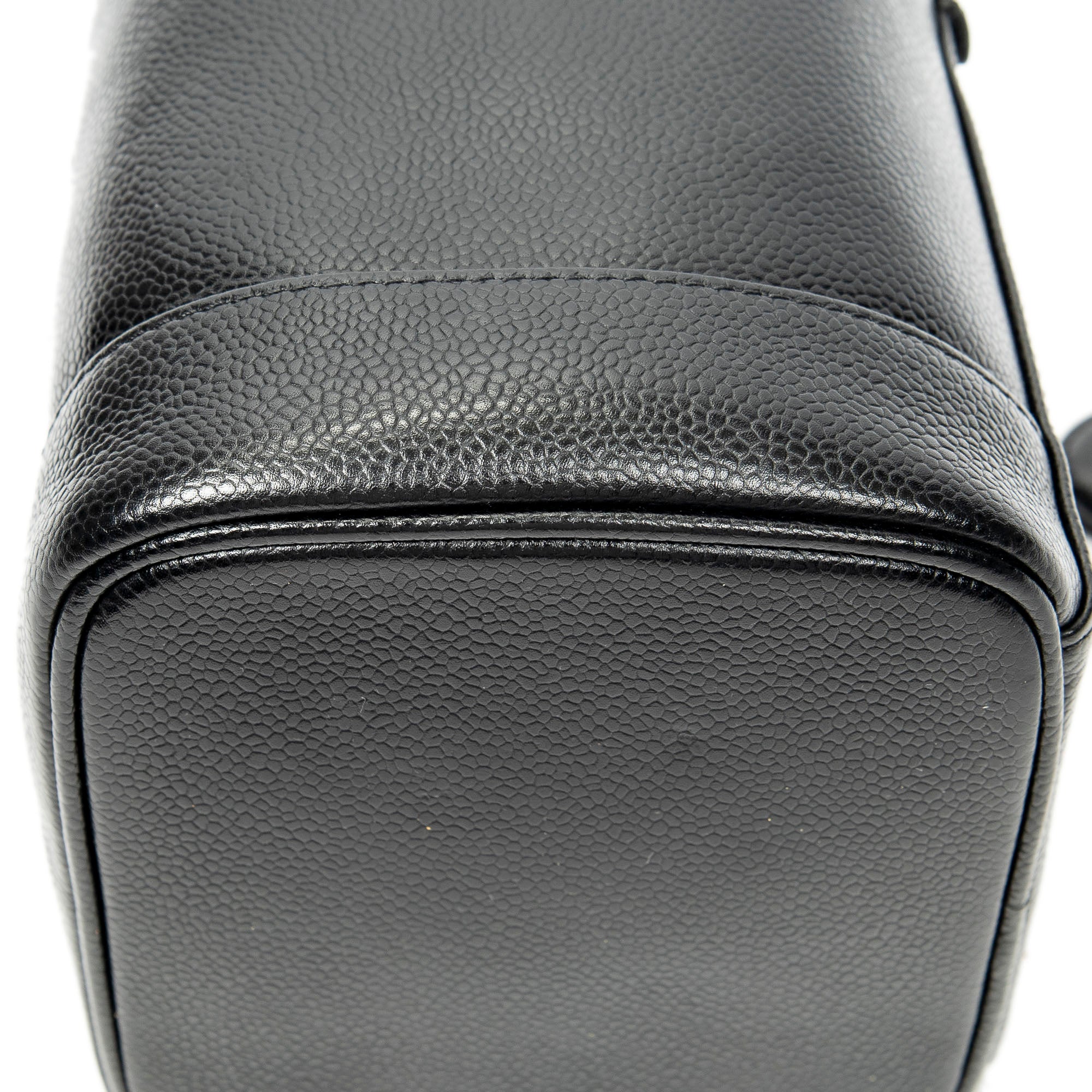 Handbag Timeless Tall Vanity Case Black Caviar Leather