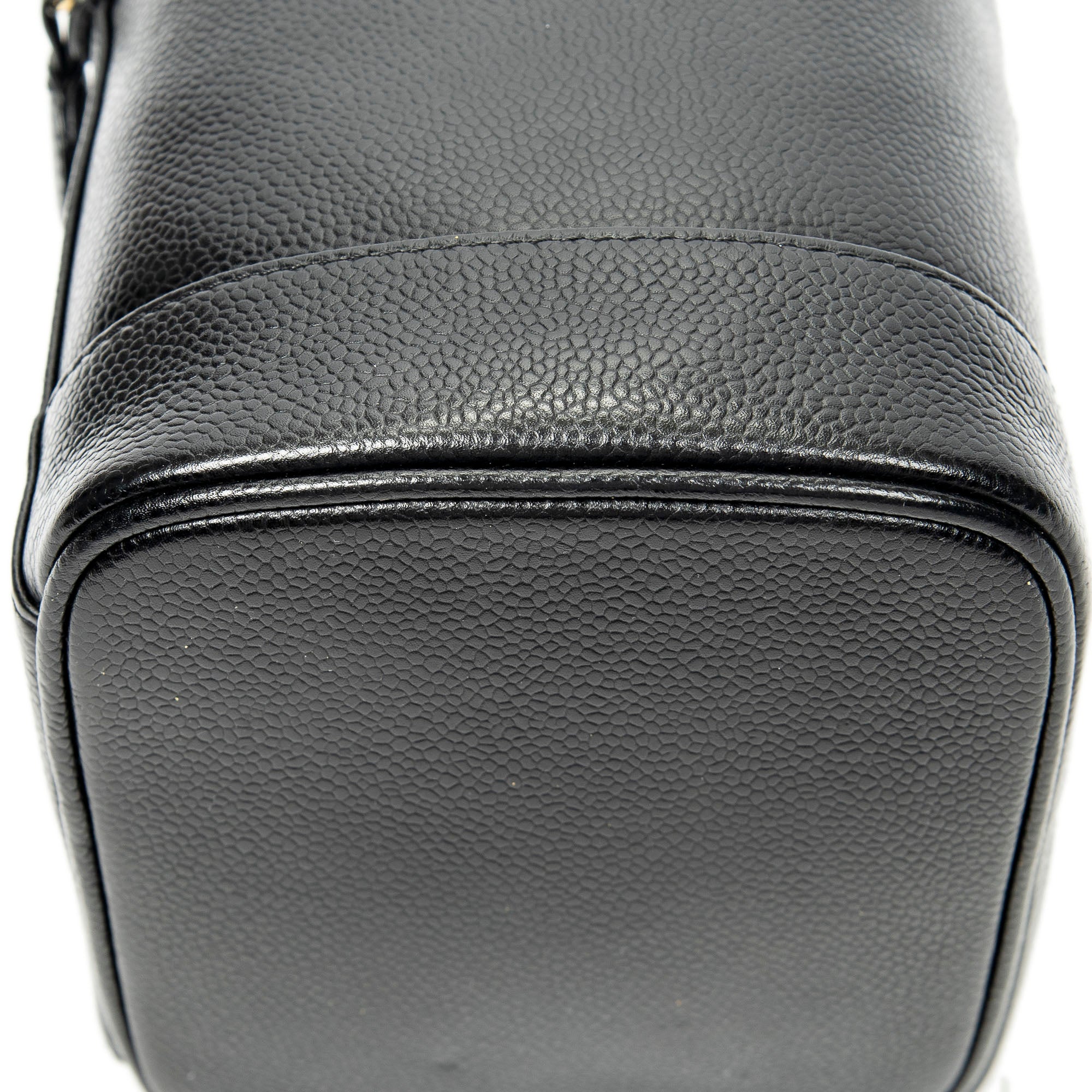 Handbag Timeless Tall Vanity Case Black Caviar Leather