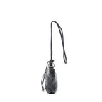 Shoulder Bag Classic Hip Crossbody Black Distressed Calfskin Leather