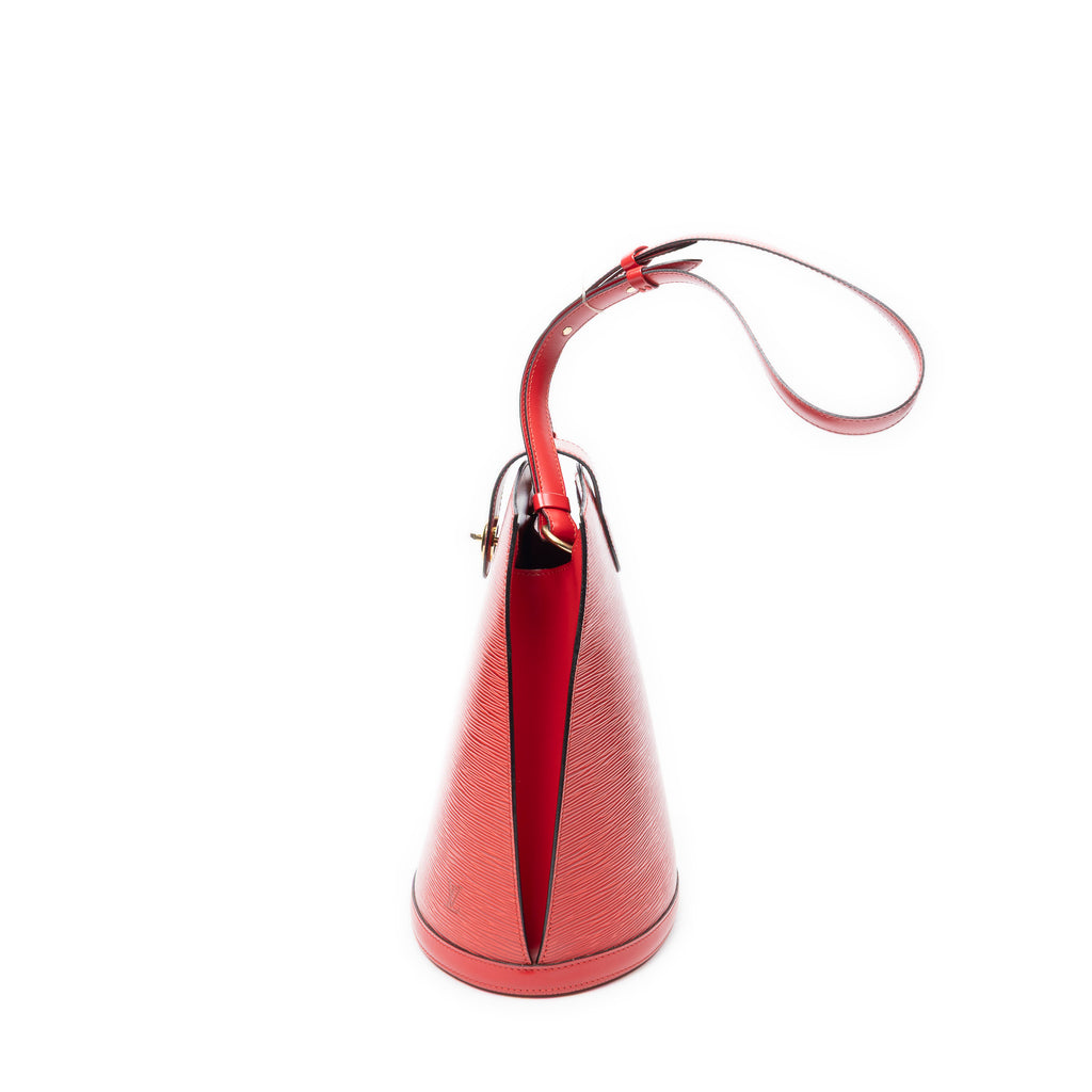 Shoulder Bag Cluny Red Epi