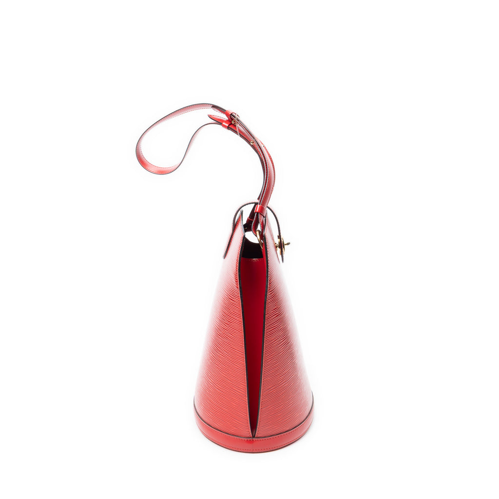 Shoulder Bag Cluny Red Epi