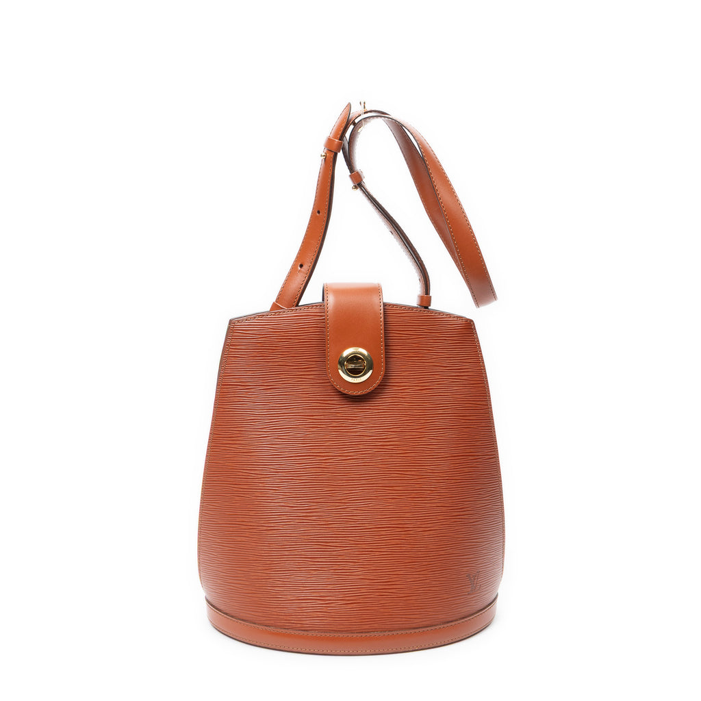 Sac porté épaule Cluny en cuir Épi tan