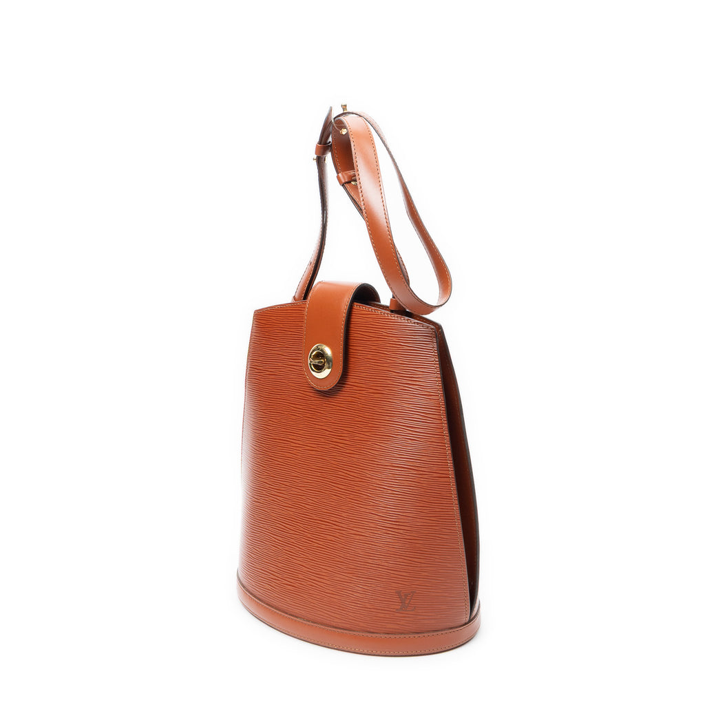 Sac porté épaule Cluny en cuir Épi tan