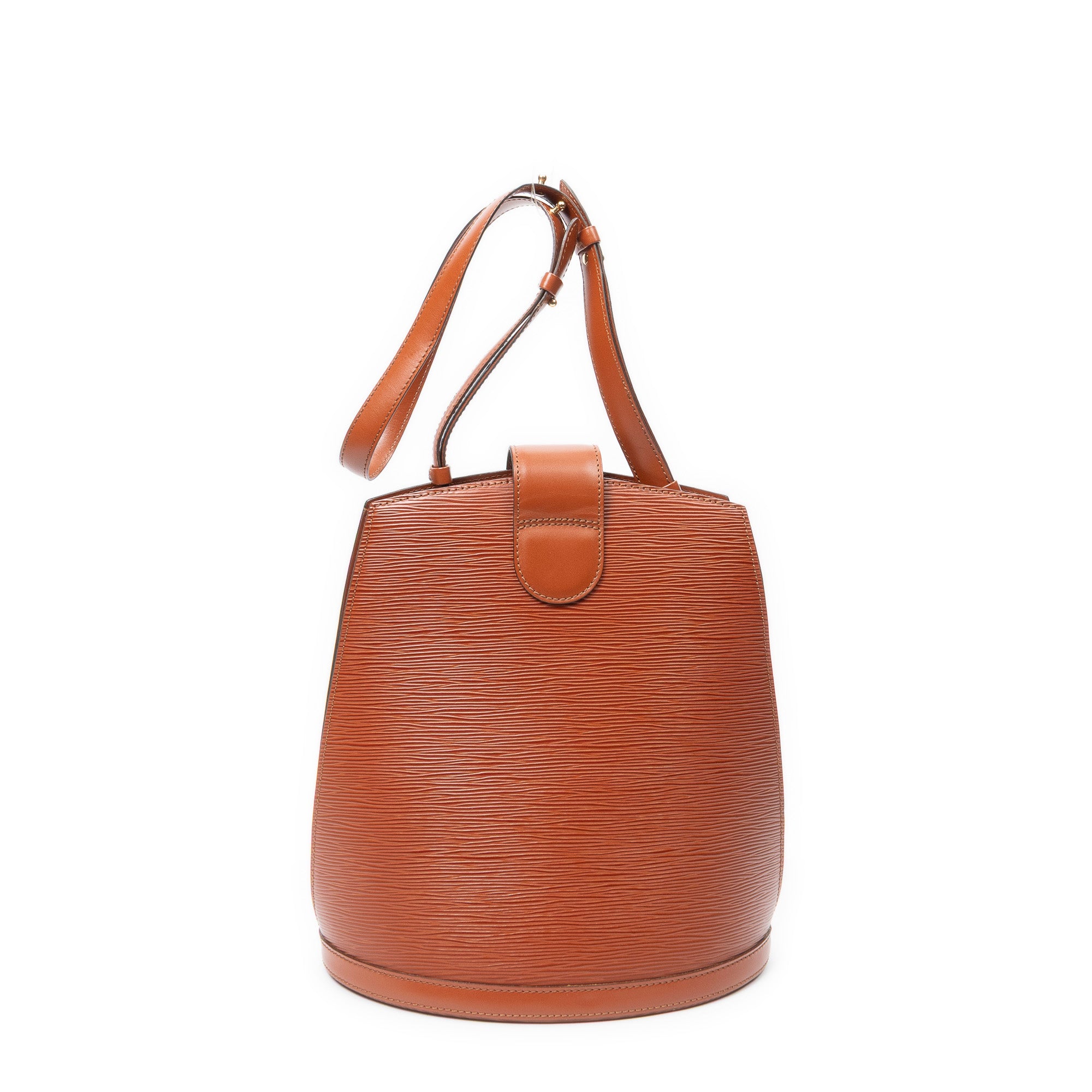 Sac porté épaule Cluny en cuir Épi tan