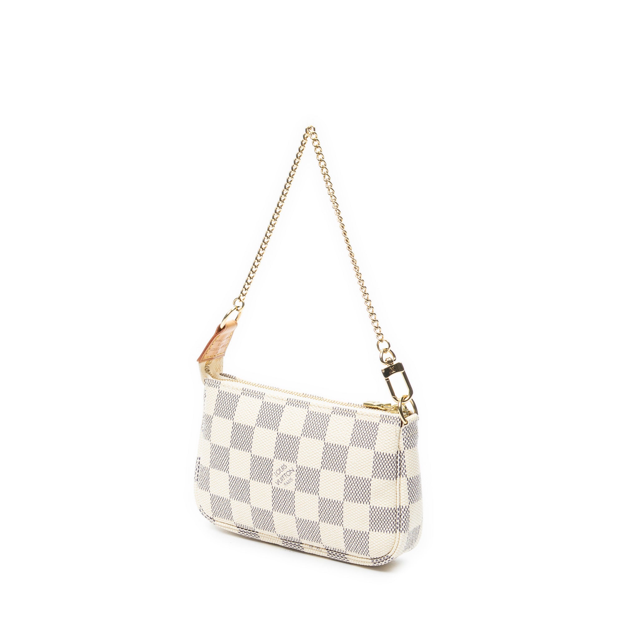Pouch Mini Pochette Accessoires Ivory Damier Azur