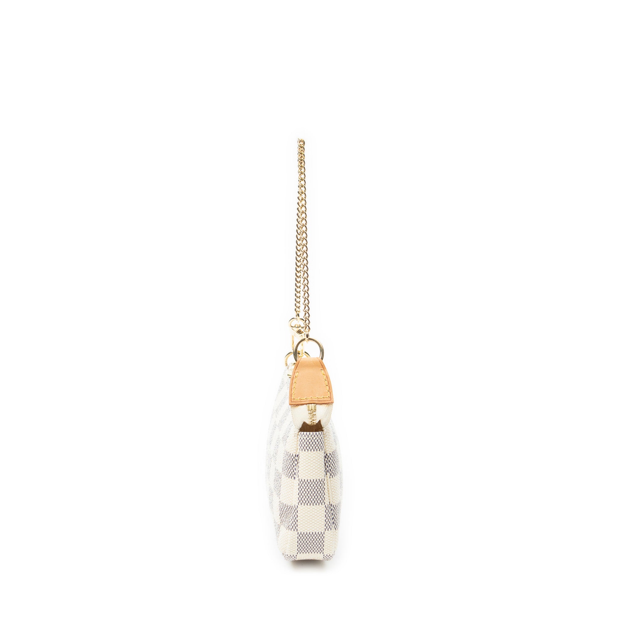 Pouch Mini Pochette Accessoires Ivory Damier Azur