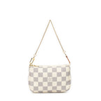 Pouch Mini Pochette Accessoires Ivory Damier Azur