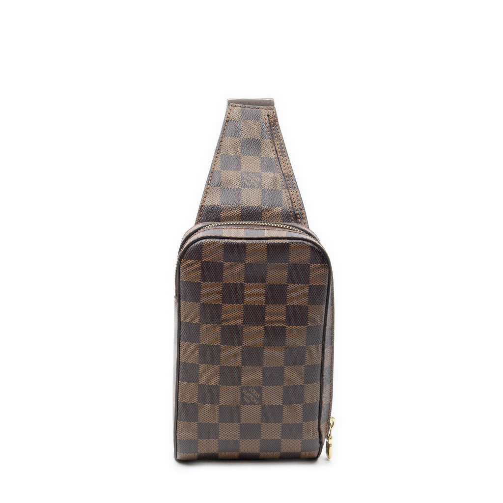 Shoulder Bag Geronimos Brown Damier Ebene