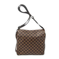 Shoulder Bag Naviglio Brown Damier Ebene