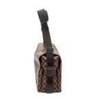 Shoulder Bag Naviglio Brown Damier Ebene