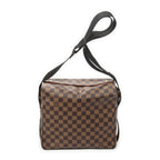 Shoulder Bag Naviglio Brown Damier Ebene