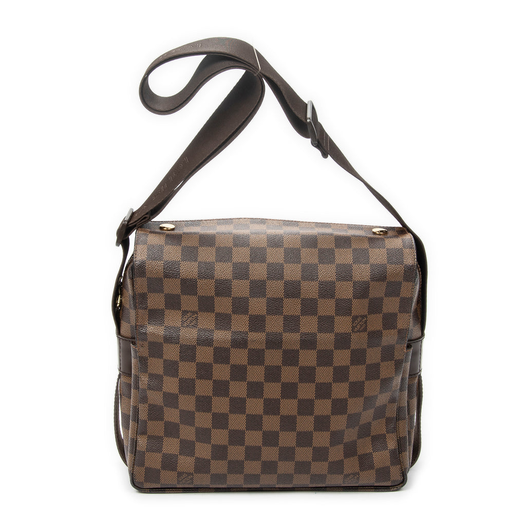 Shoulder Bag Naviglio Brown Damier Ebene