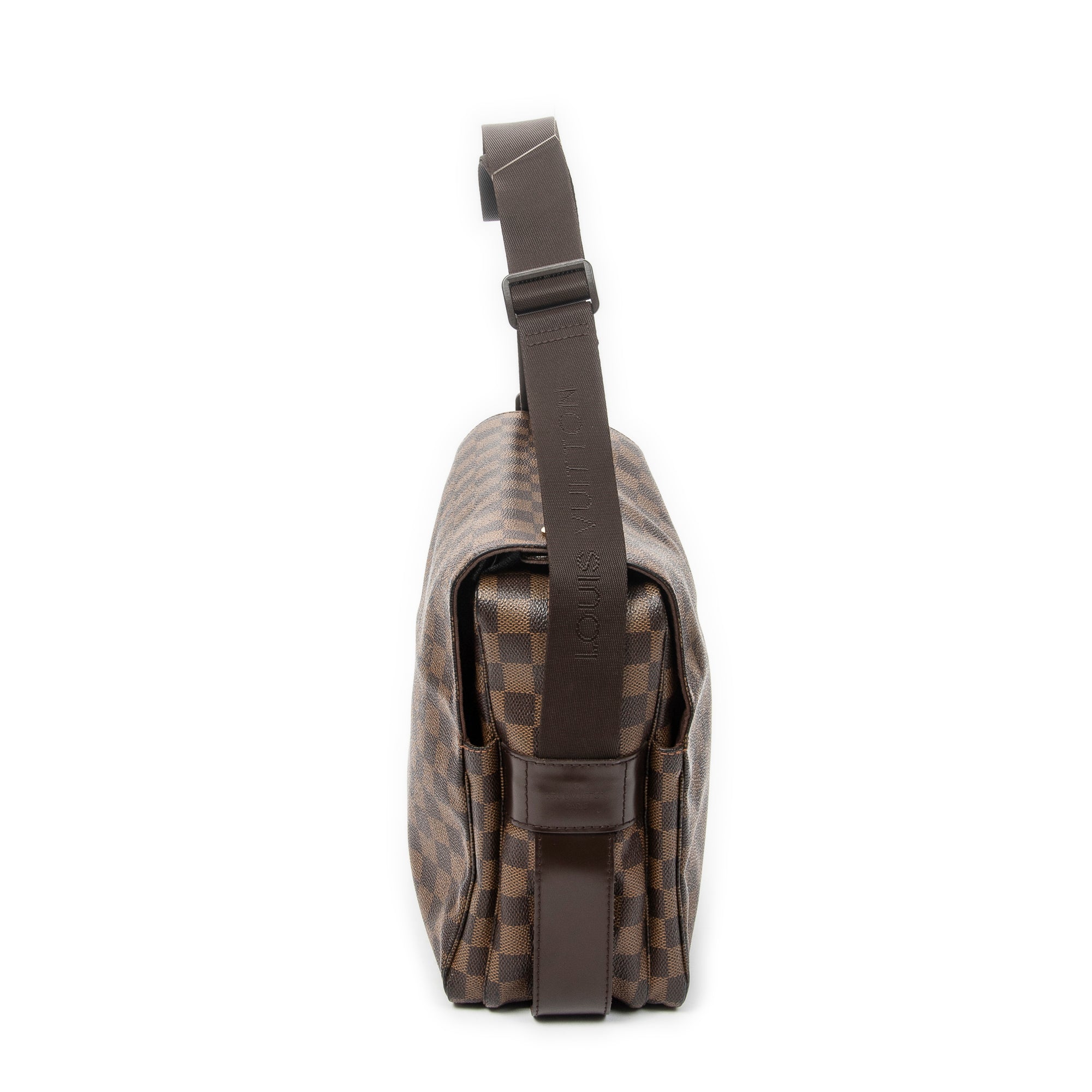 Shoulder Bag Naviglio Brown Damier Ebene