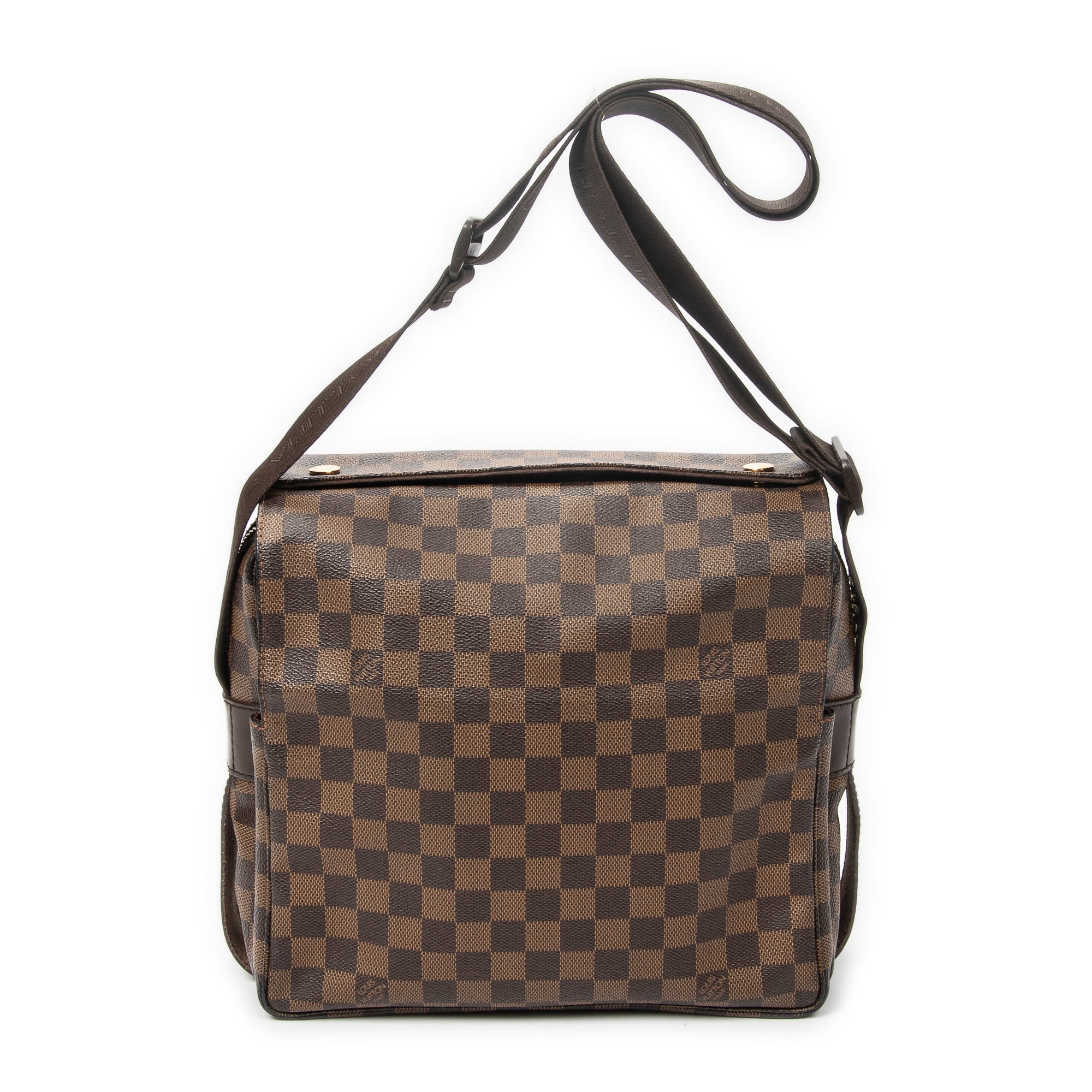 Shoulder Bag Naviglio Brown Damier Ebene
