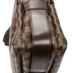 Shoulder Bag Naviglio Brown Damier Ebene