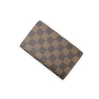 Wallet Porte-Monnaie Billets Tresor Brown Damier Ebene