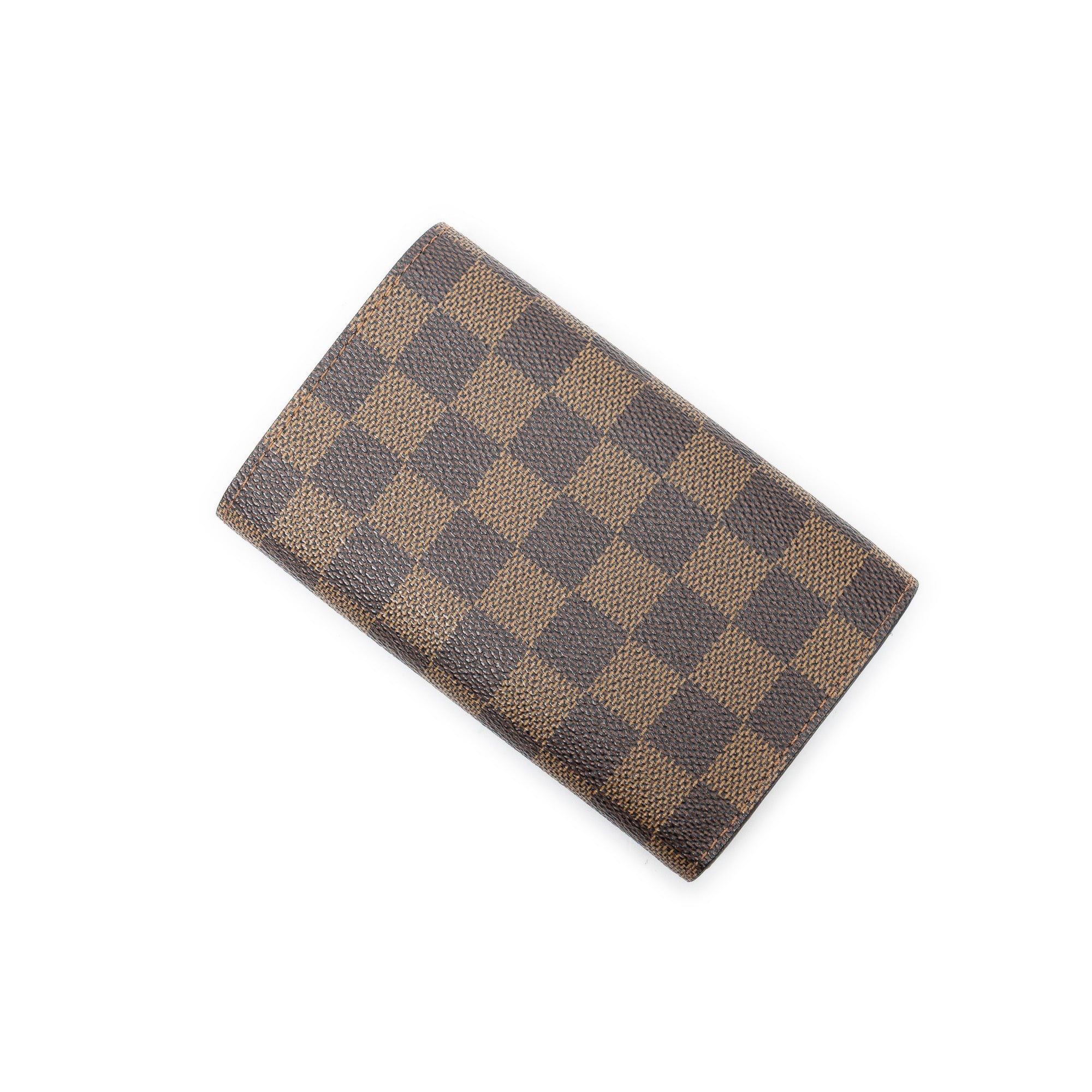 Wallet Porte-Monnaie Billets Tresor Brown Damier Ebene