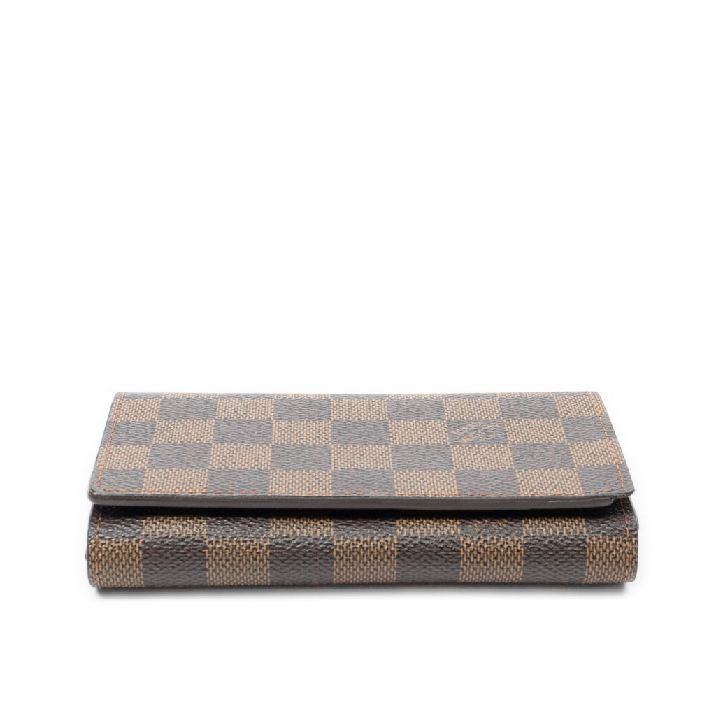 Wallet Porte-Monnaie Billets Tresor Brown Damier Ebene