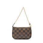 Pouch Mini Pochette Accessoires Brown Damier Ebene