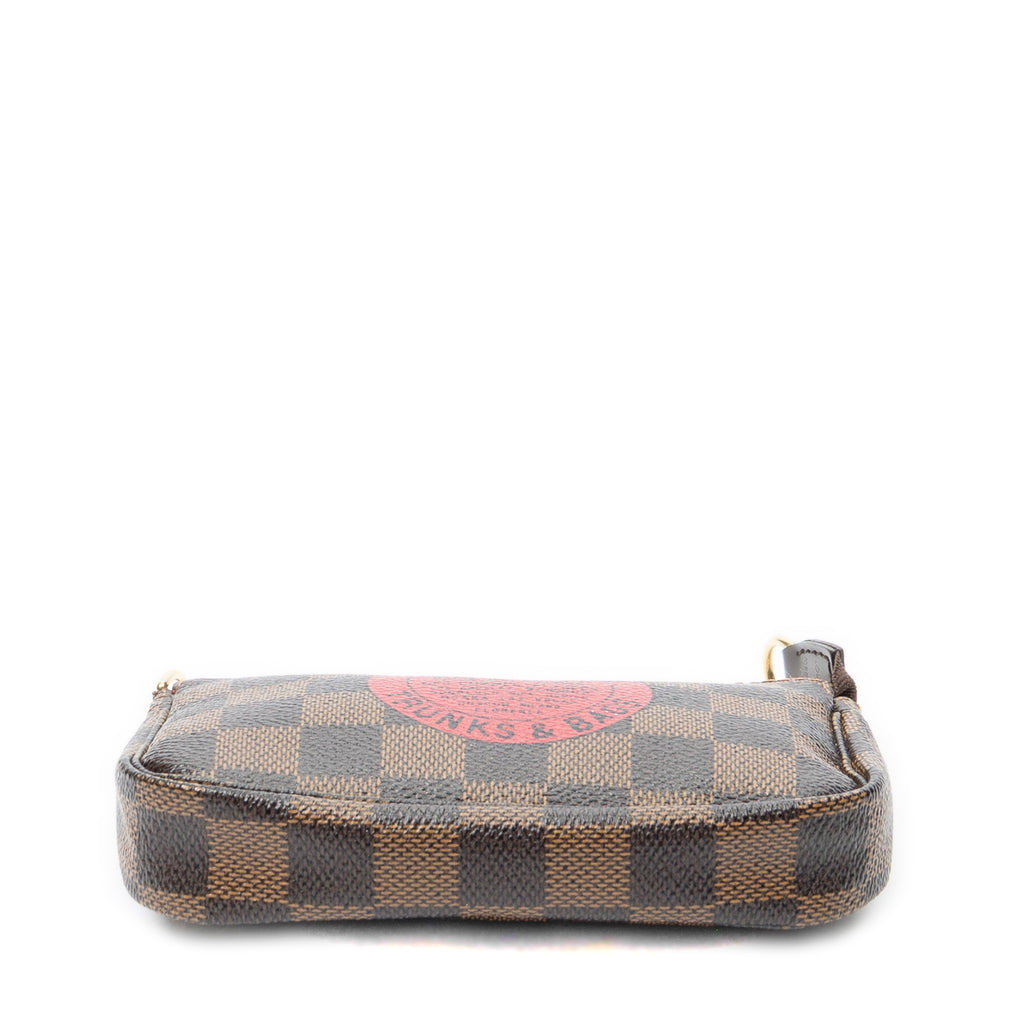 Pouch Mini Pochette Accessoires Brown Damier Ebene