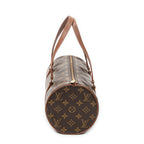 Handbag Papillon 30 Brown Monogram Canvas