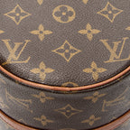 Handbag Papillon 30 Brown Monogram Canvas