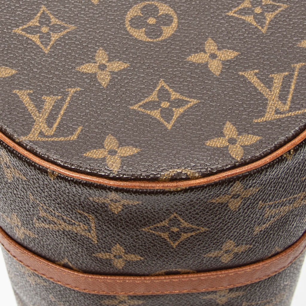 Handbag Papillon 30 Brown Monogram Canvas