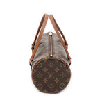 Handbag Papillon 26 Brown Monogram Canvas