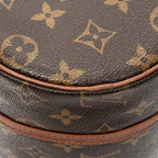 Handbag Papillon 26 Brown Monogram Canvas