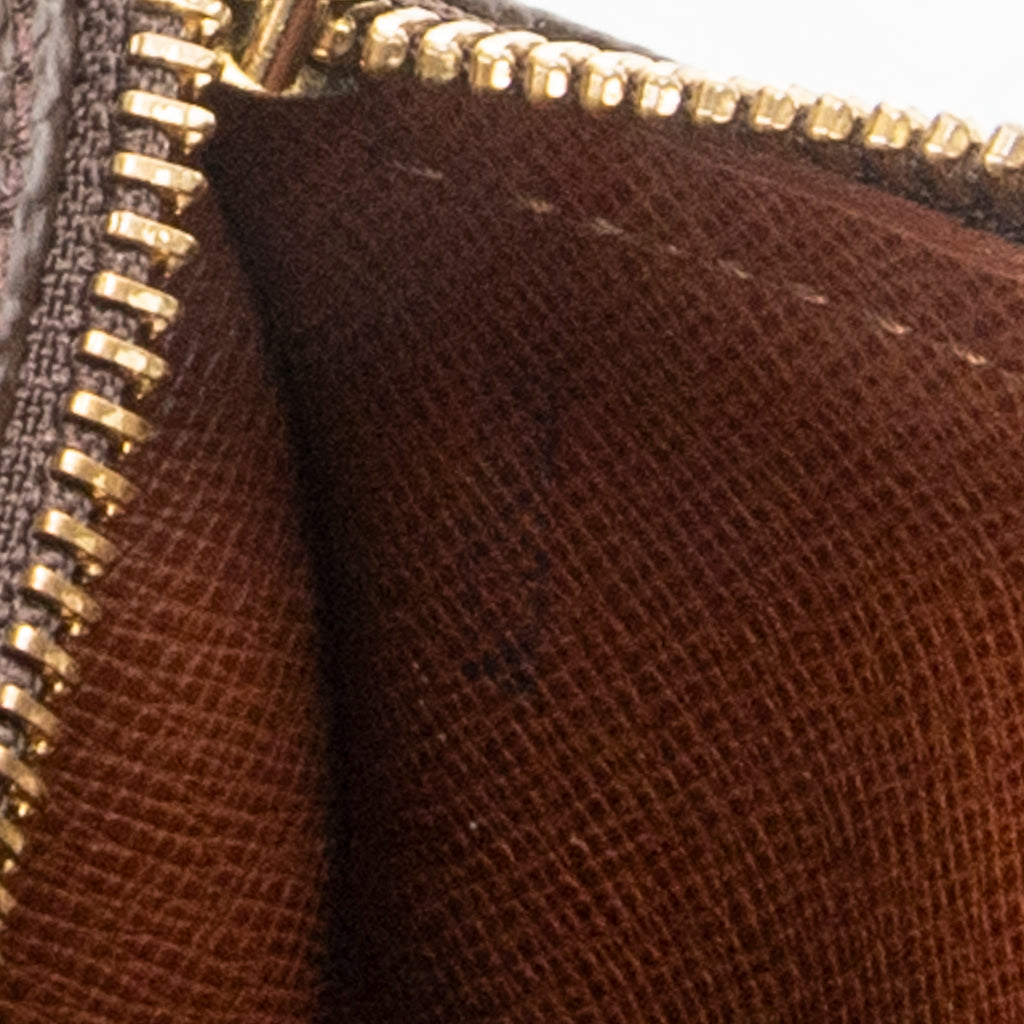 Handbag Papillon 26 Brown Monogram Canvas