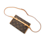 Waist Bag Florentine Brown Monogram Canvas