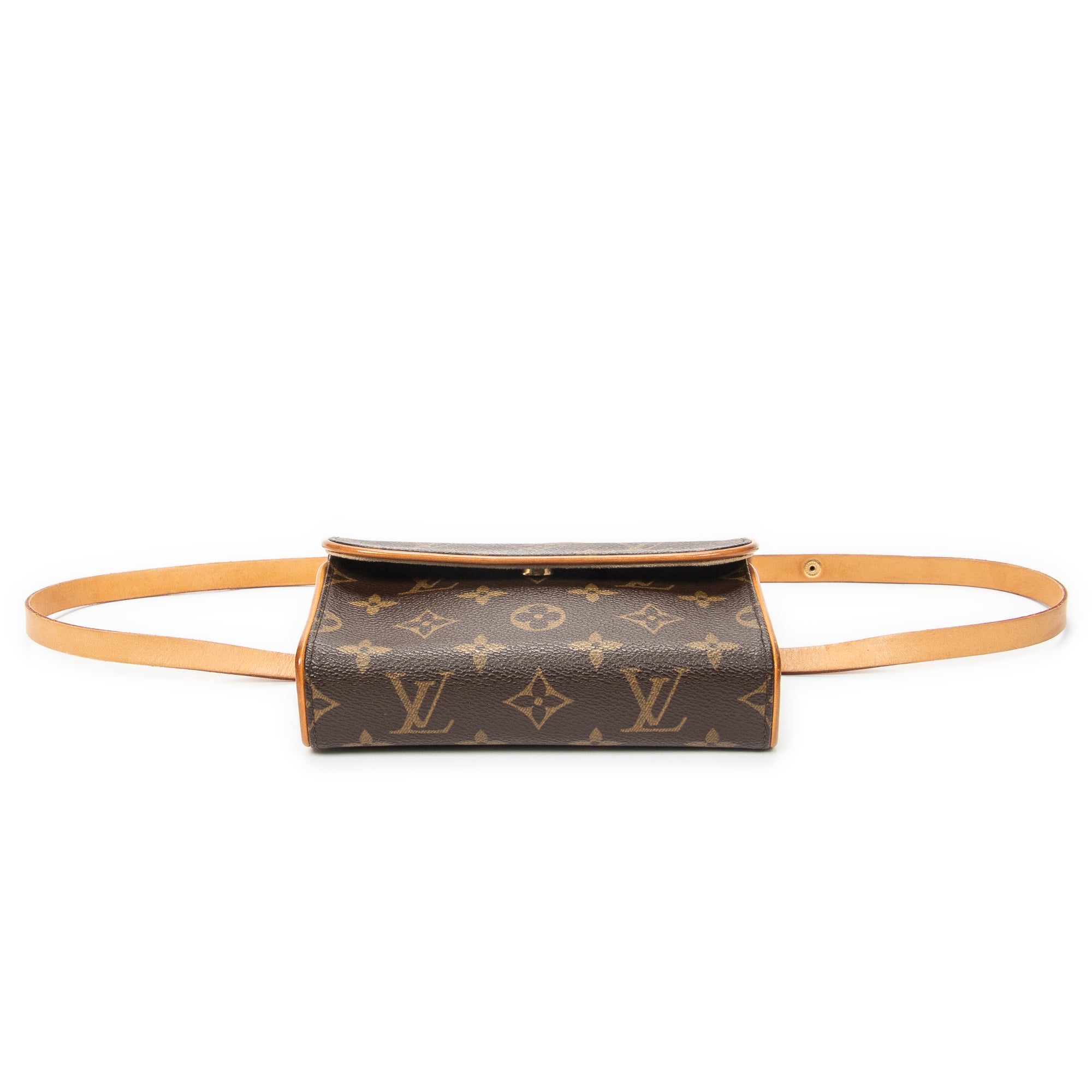 Waist Bag Florentine Brown Monogram Canvas