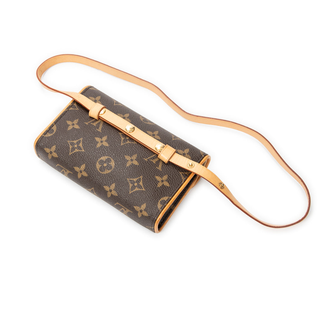 Waist Bag Florentine Brown Monogram Canvas
