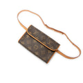 Waist Bag Florentine Brown Monogram Canvas