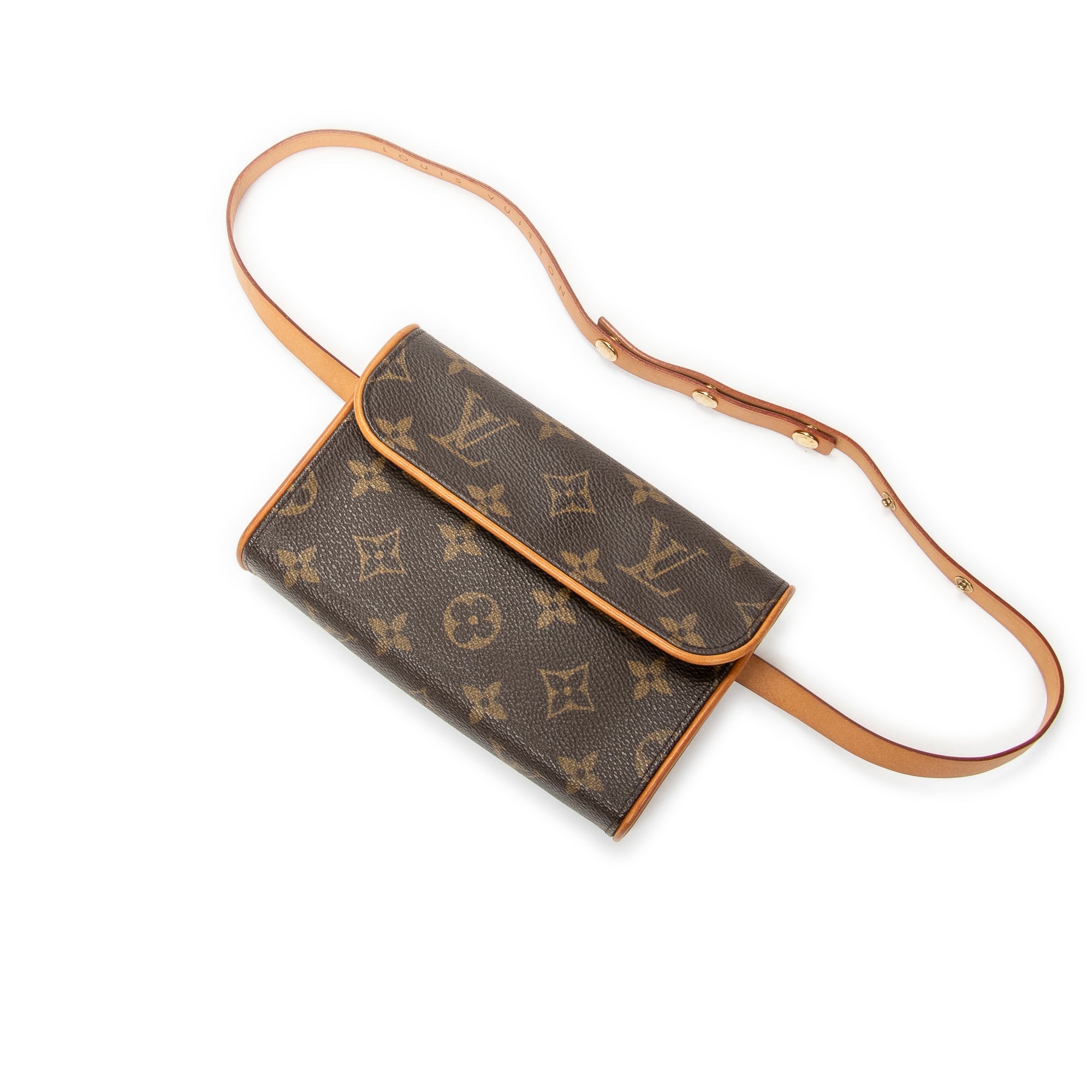 Waist Bag Florentine Brown Monogram Canvas