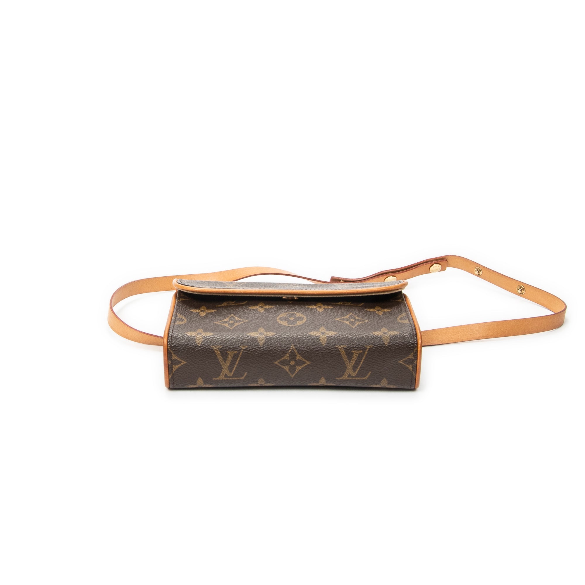 Waist Bag Florentine Brown Monogram Canvas