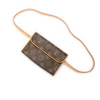 Waist Bag Florentine Brown Monogram Canvas