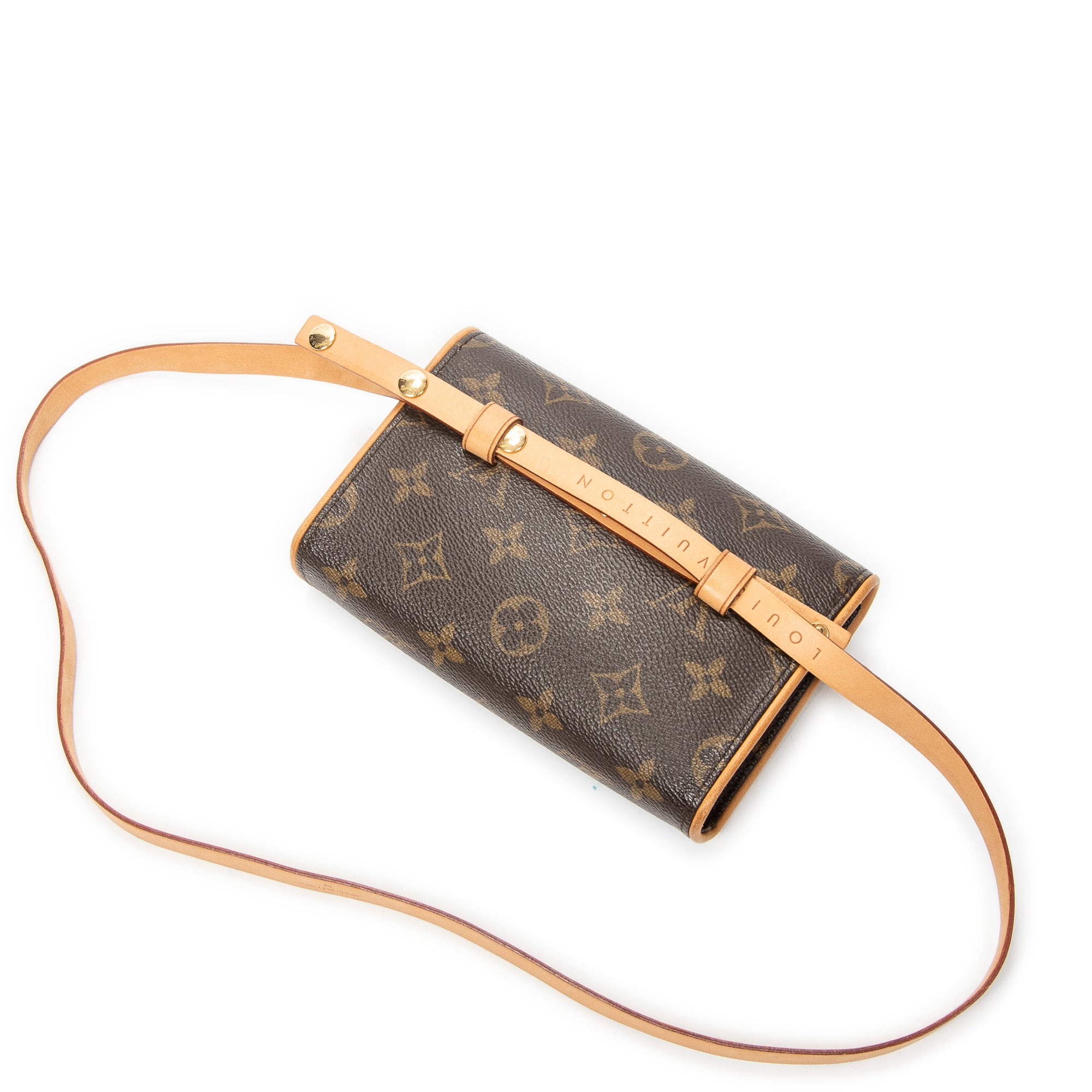 Waist Bag Florentine Brown Monogram Canvas