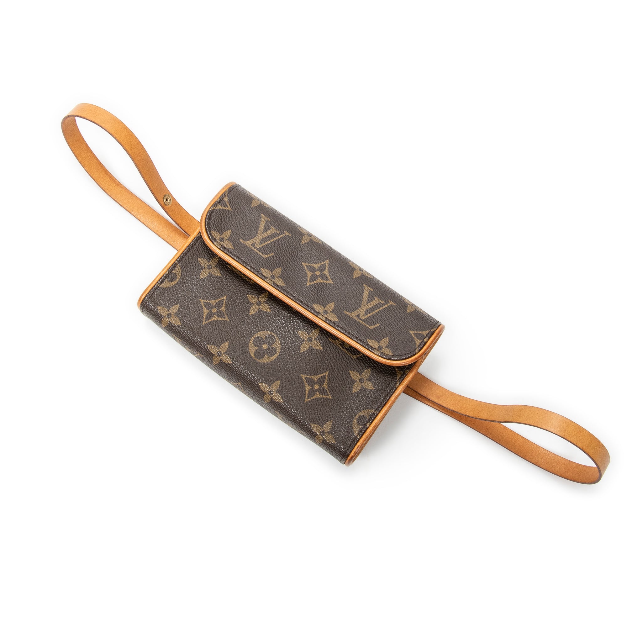 Waist Bag Florentine Brown Monogram Canvas