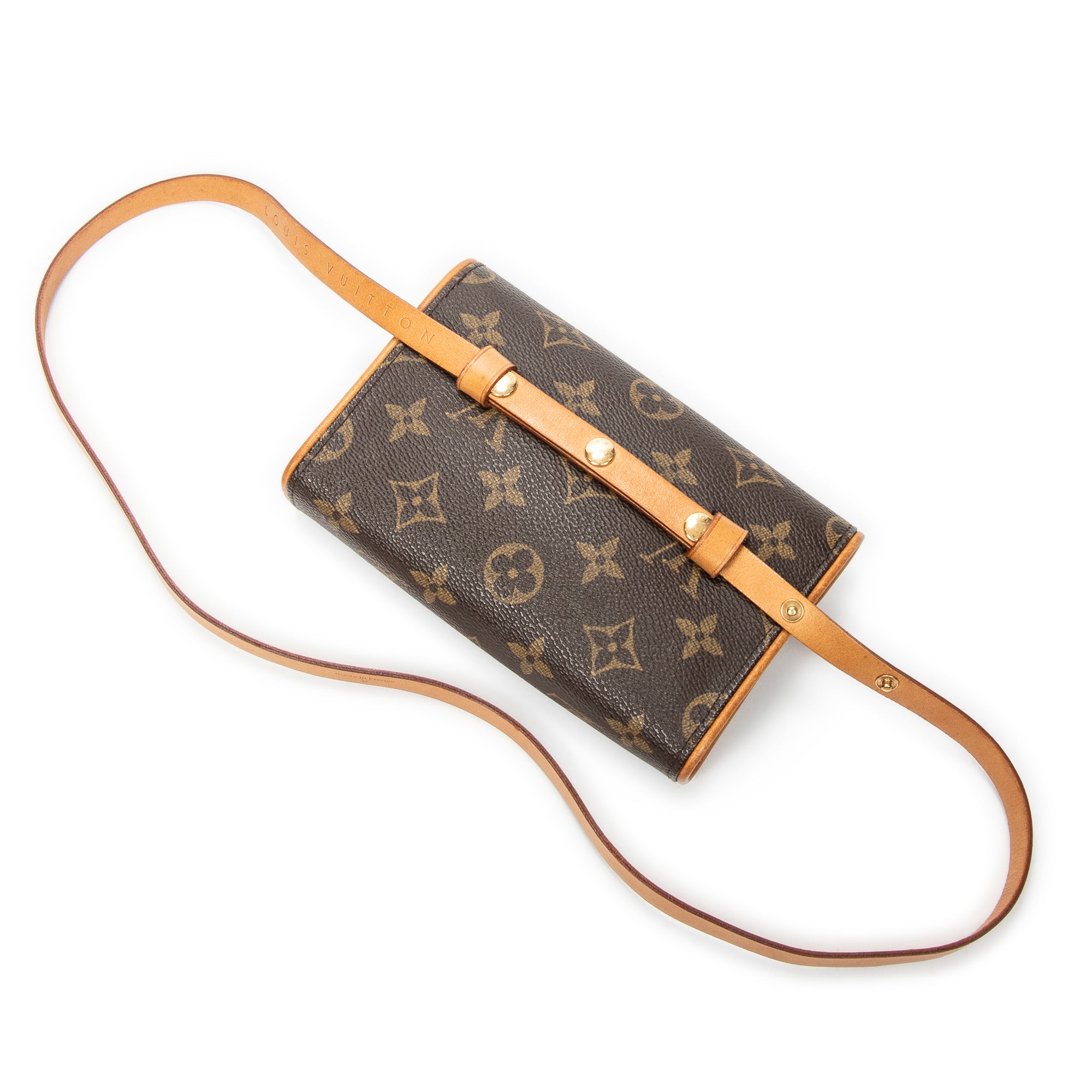 Waist Bag Florentine Brown Monogram Canvas