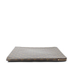 Handbag Poche Documents GM Brown Monogram Canvas