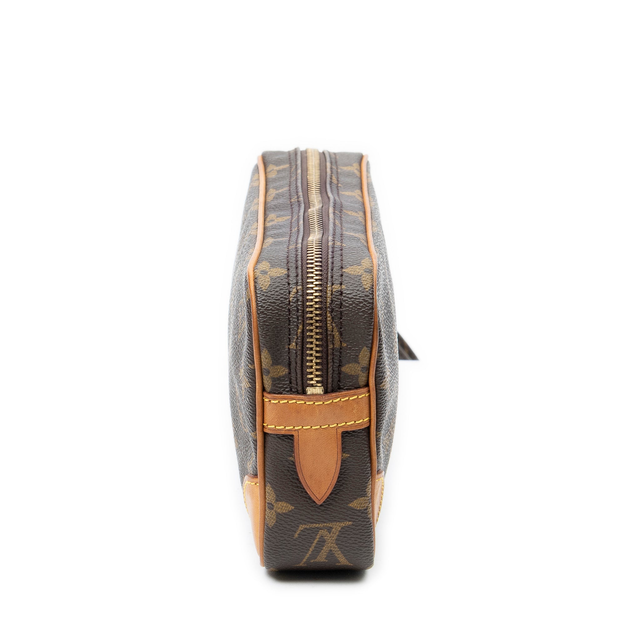 Clutch Marly Dragonne PM Brown Monogram Canvas