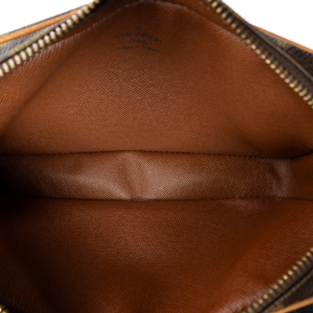Clutch Marly Dragonne PM Brown Monogram Canvas