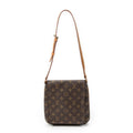 Shoulder Bag Musette Salsa Brown Monogram Canvas