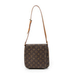 Shoulder Bag Musette Salsa Brown Monogram Canvas