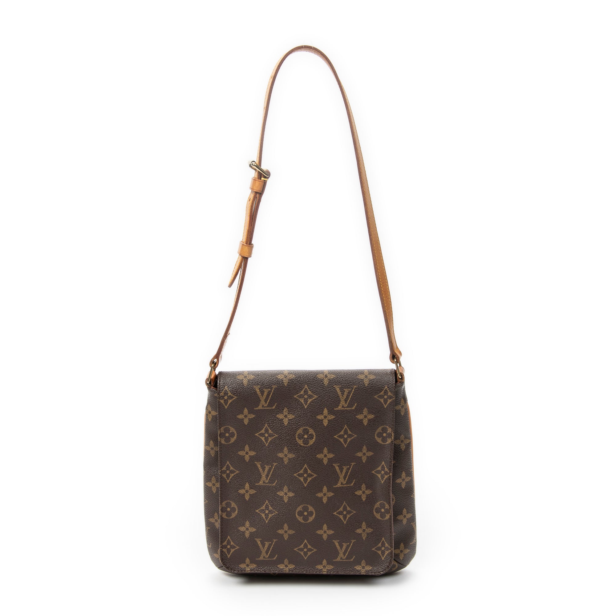 Shoulder Bag Musette Salsa Brown Monogram Canvas