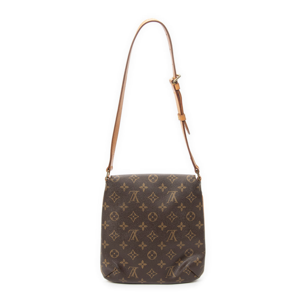 Shoulder Bag Musette Salsa Brown Monogram Canvas