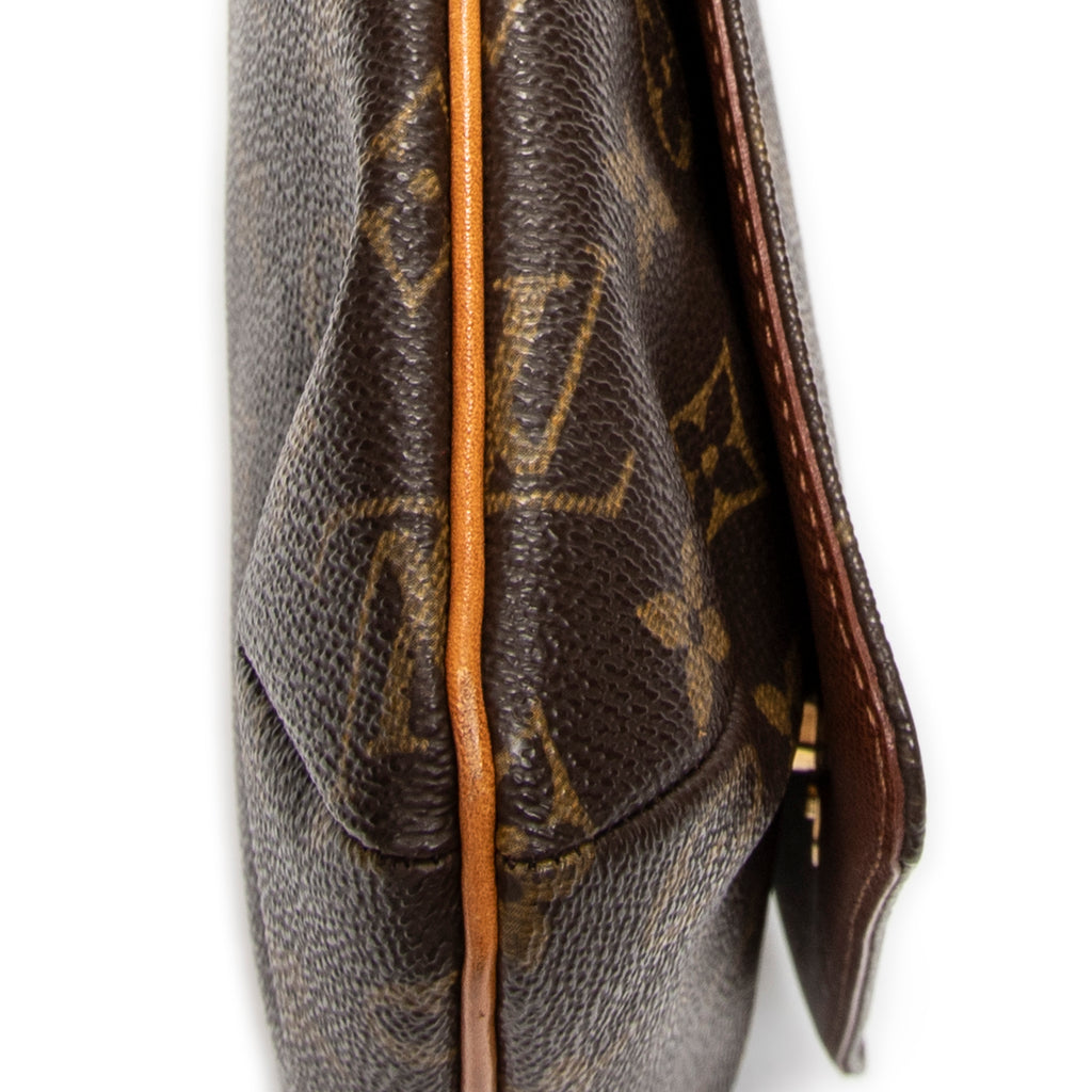 Shoulder Bag Musette Salsa Brown Monogram Canvas