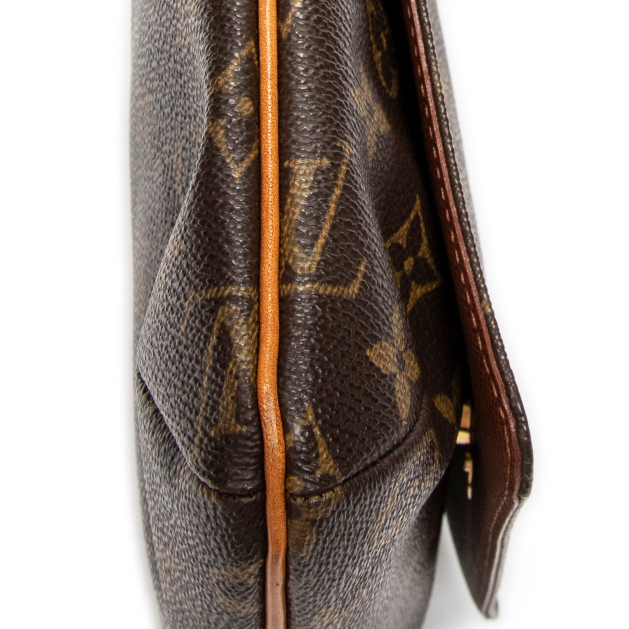 Shoulder Bag Musette Salsa Brown Monogram Canvas